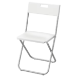 Folding chair, white